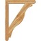 Ekena Millwork Funston Craftsman Rough Sawn Bracket w/ Offset Brace, Western Red Cedar, 6"W x 36"D x 48"H BKT0604X36X48FST04RWR - alternate 2